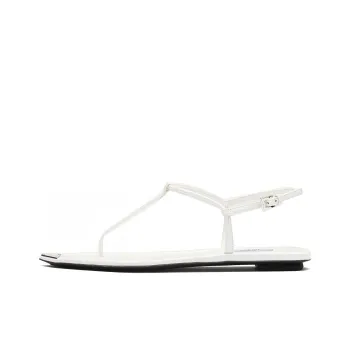 PRADA One Strap Sandals Women's White