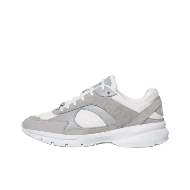 CELINE CR 03 Low Top Casual Shoes Women's Gray White-0