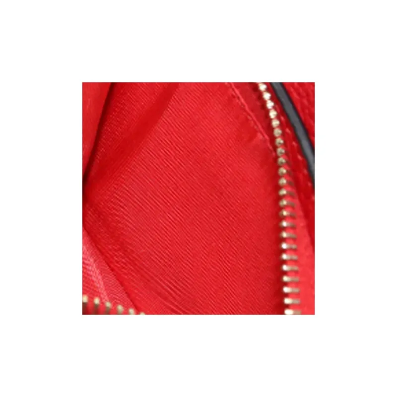 Valentino ROCKSTUD Leather Wallet Small Size Women's Red-5