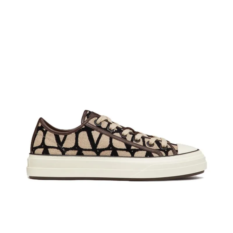 Valentino Garavani Toile Iconographe-print Low-top Sneakers-1