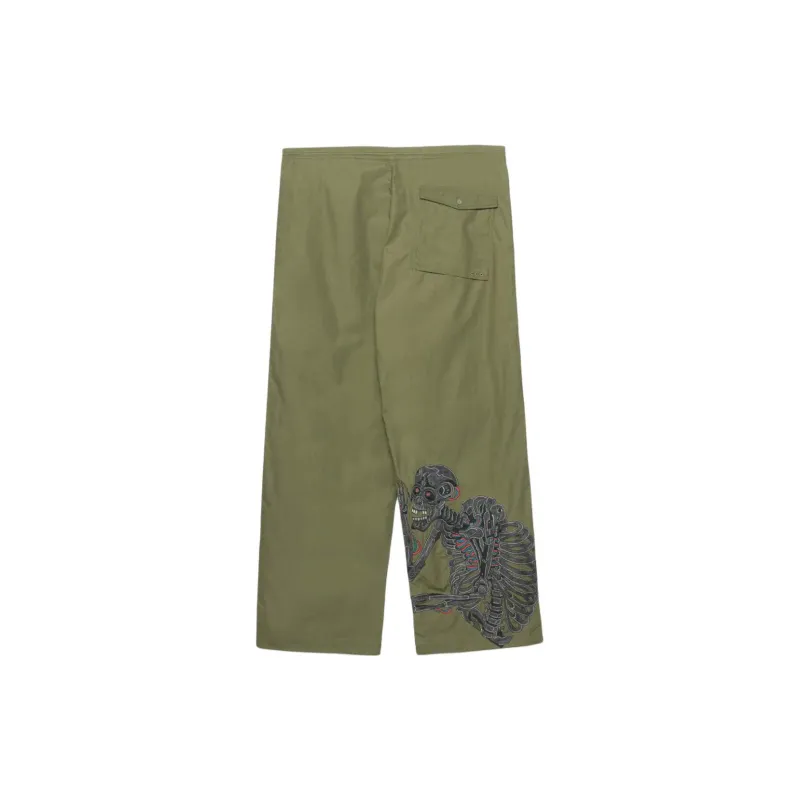 Maharishi FW24 Casual Pants Unisex Olive-1