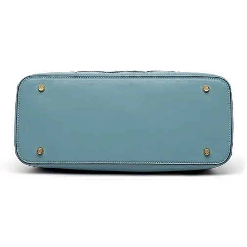 ZOOLER Cow Leather Crossbody Handbag Regular Women's Dusty Blue-4