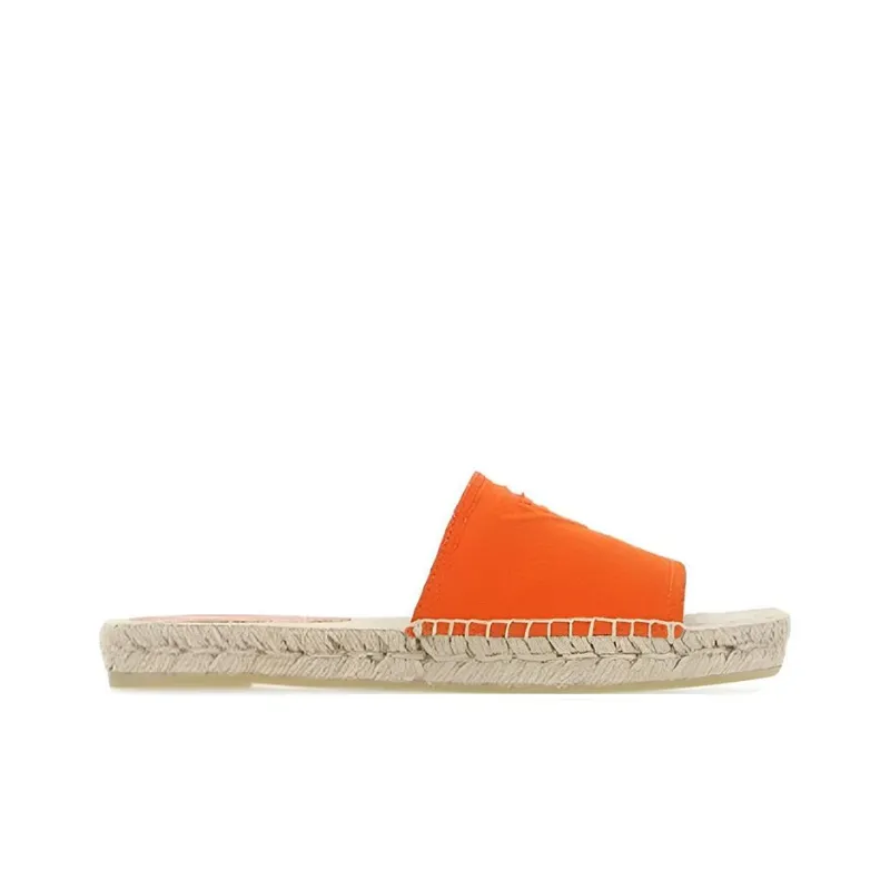 PRADA Odor Resistant Slide Slippers Women's Orange-1