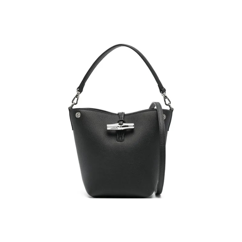 LONGCHAMP Xs Roseau Leather Bucket Bag-0