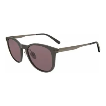 TUMI Aluminum Irregular Shape Sunglasses Unisex Black