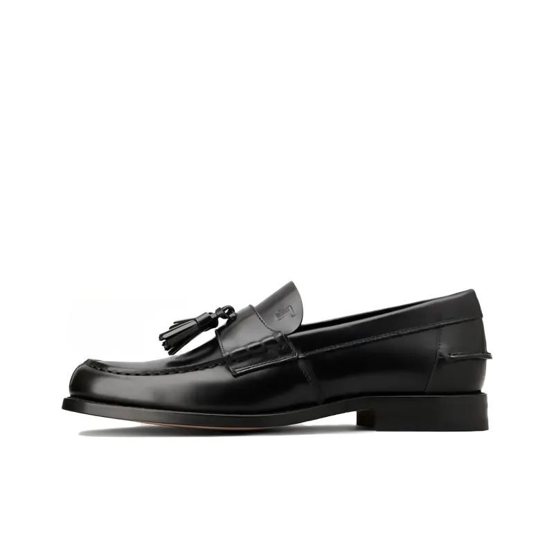TOD'S Round Toe Slip-On Loafers-0