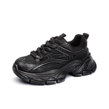 BENZI Anti Slip Wear Resistant Breathable Moisture Wicking Lightweight Low Top Chunky Sneakers Women's