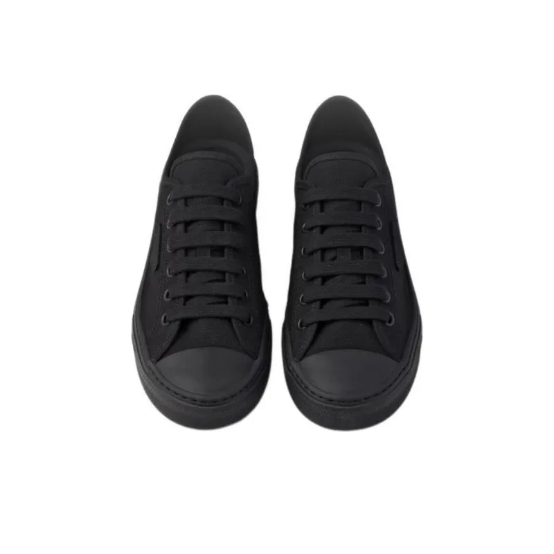 PRADA Hemp Low Top Skateboard Shoes Men's Black-5