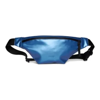 Rains Polyester Fanny Pack Mini Unisex Laser Blue