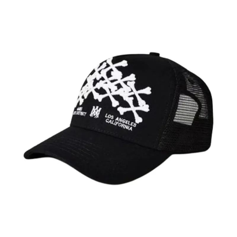 AMIRI Bones Stacked Trucker Hat-0