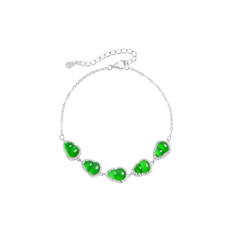 With The Heart Of The Jade Ice Glutinous Jadeite Bracelets Women's-0