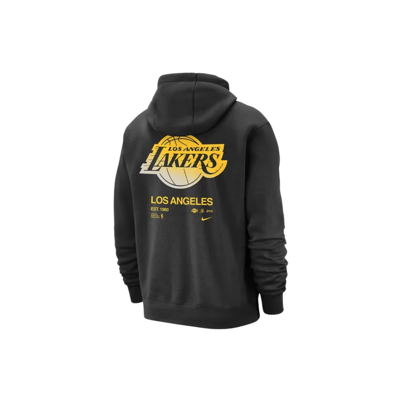 Nike Los Angeles Lakers Club Courtside Men's Nike Nba Pullover Hoodie-1