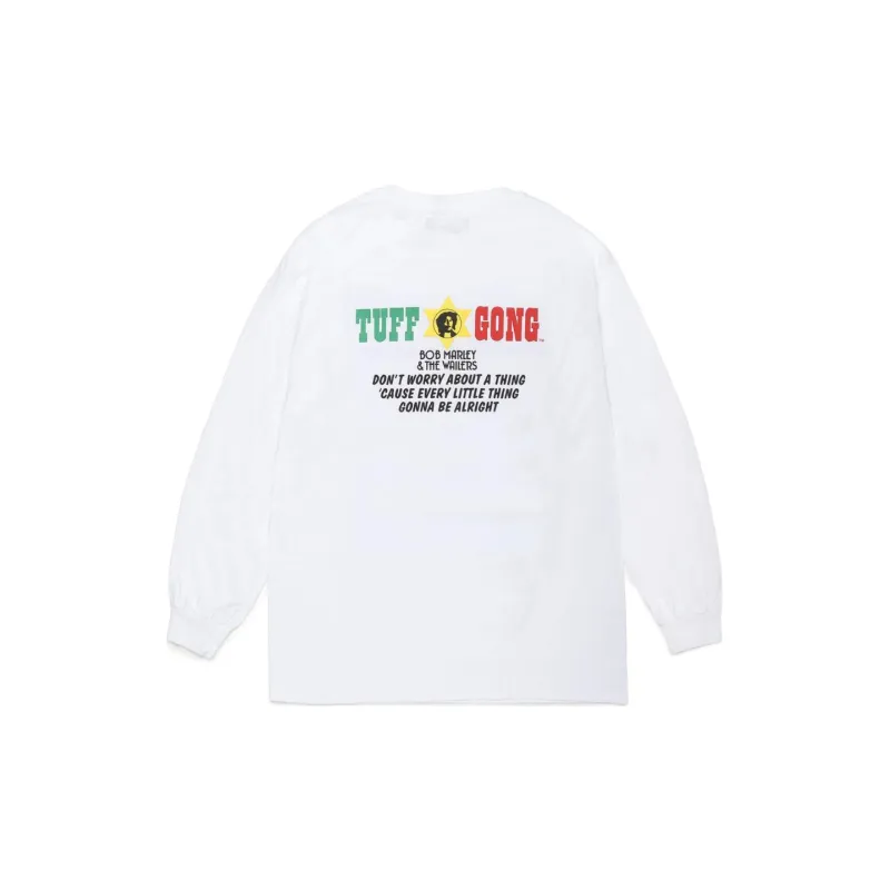 WACKO MARIA Bob Marley Co-branded Edition T-Shirts Unisex White-1