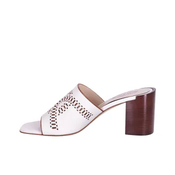 TOD'S Block Heel Slip On Sandals Women's