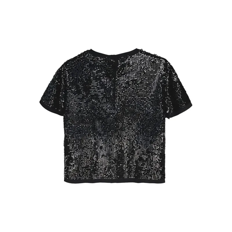 MaxMara Sequin Crewneck Top-1