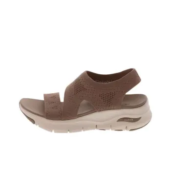Skechers Arch Fit One Strap Sandals Women's Brown