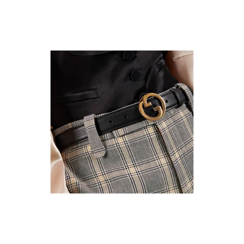 GUCCI Interlocking G Buckle Belt-2