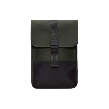 Rains Polyester Backpack Mini Unisex Green