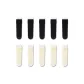 10 Pack (5 Black+5 Milk White)