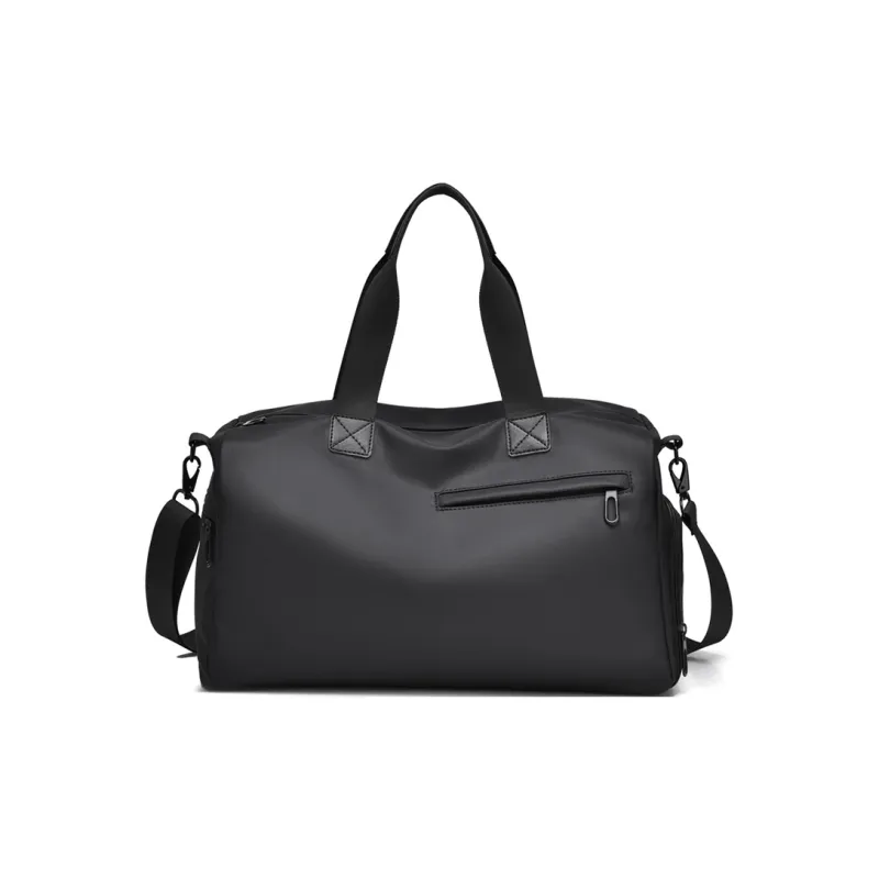 PVC Gym Bag Travel Bag Large Size Unisex Trendy Black/Simple Gray/Khaki-0