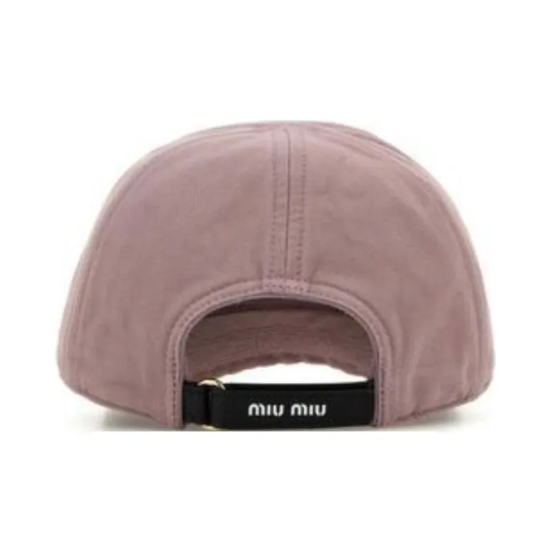 MIU MIU Logo Embroidered Baseball Cap-2