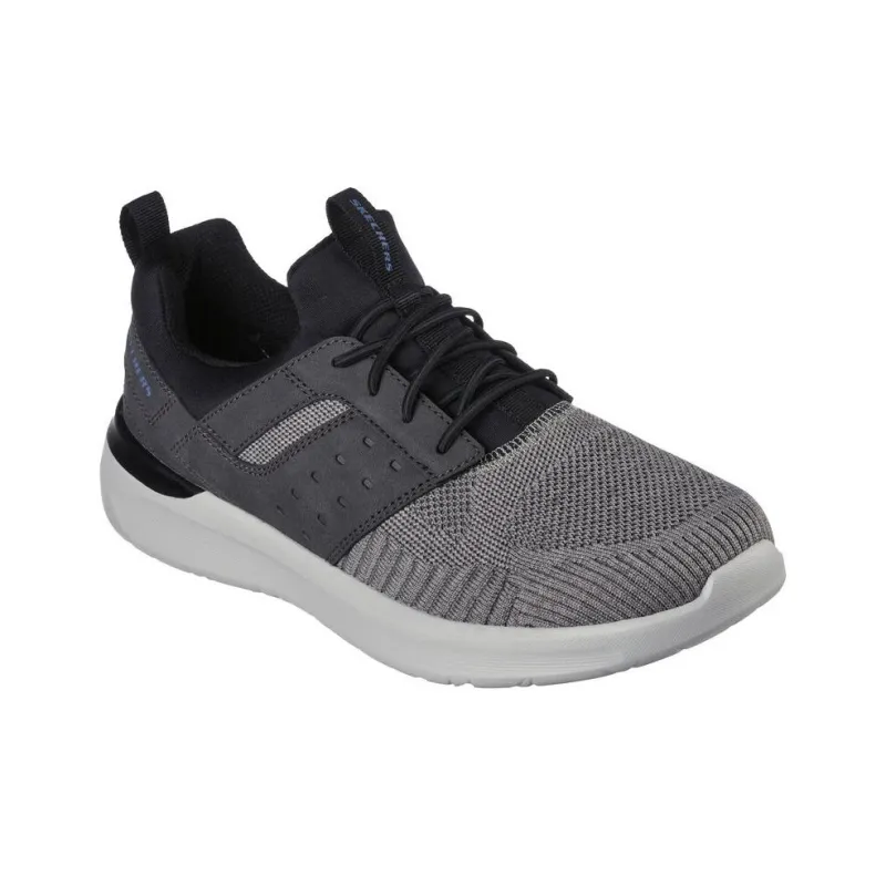 Skechers Lattimore Anti-Slip Wear-Resistant Low-Top Casual Shoes Men's Gray-2