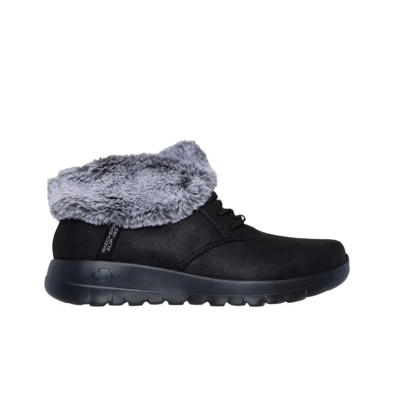 Skechers ON THE GO Ankle Boots Women's Black-1