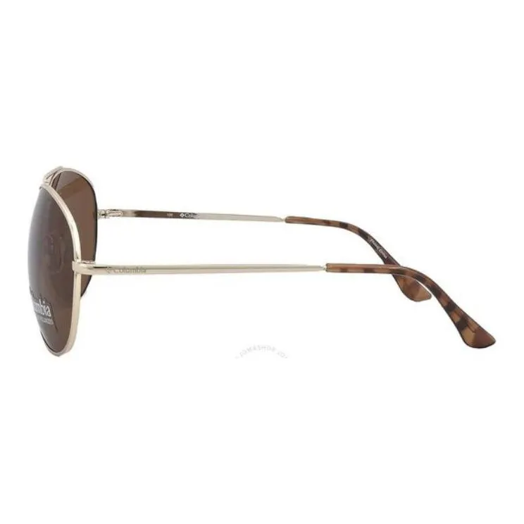 Columbia Metal Aviator Sunglasses Women's Gold-1