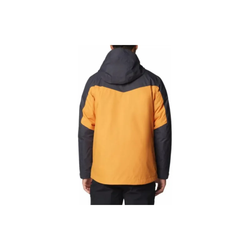 Columbia Waterproof And Breathable Warm Windbreaker Jacket Men's Orange Yellow-1