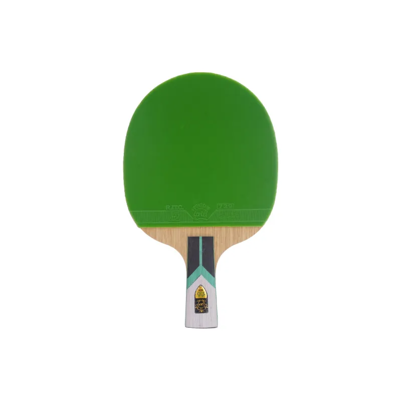 729 Ping Pong Paddles Unisex All Wood Green Set Of Adhesive-7