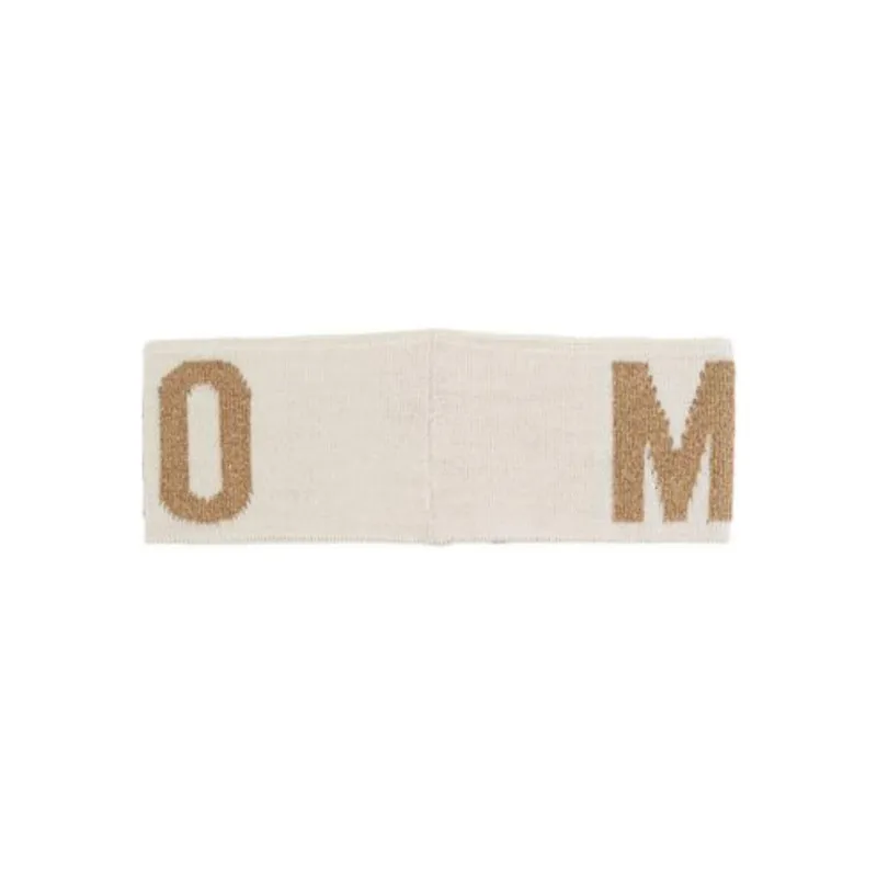 MOSCHINO Logo Intarsia Knitted Headband-1