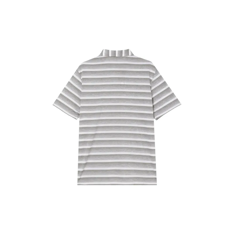 Adidas Free Shipping With AdiClub Two Color Striped Polo Shirt-1