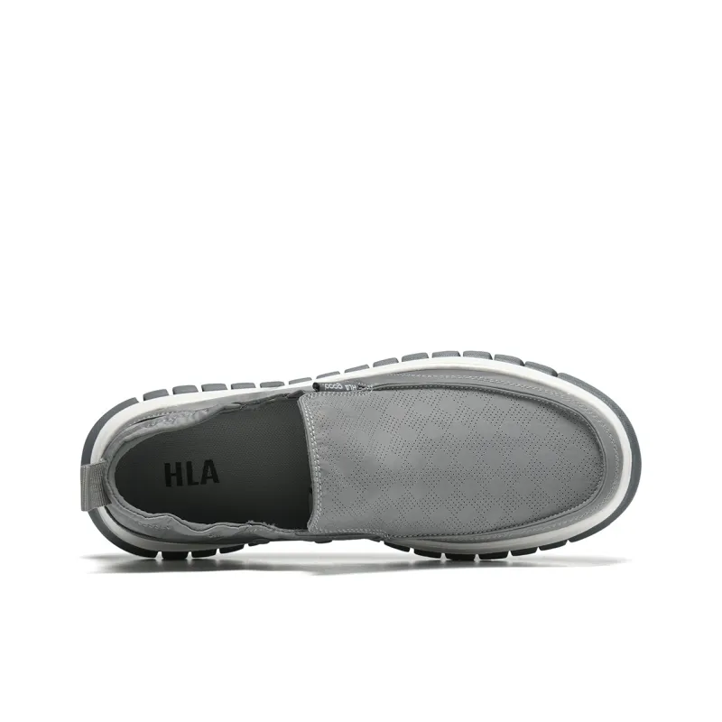 HLA Breathable Versatile Wear-Resistant Balmuda Comfortable Lightweight Slip-on Casual Shoes Men's-9