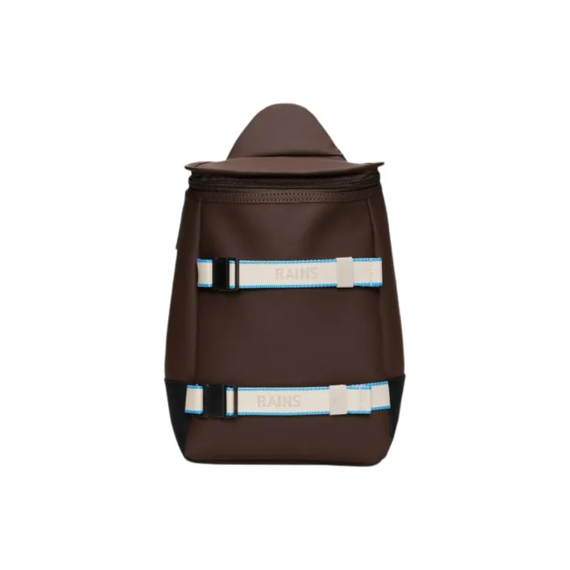 Rains Polyester Shoulder Bag Regular Unisex Dark Brown-0