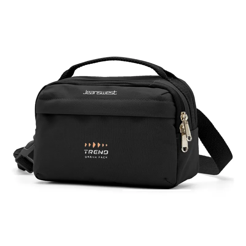 JEANSWEST Fabric Crossbody Bag Fanny Pack Shoulder Bag Messenger Bag Regular Unisex Multicolor-1