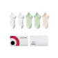[5 Pack]White *2, Light Green *2, Light Coffee *1