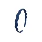 Minimalist Style Wave Headband-Blue