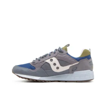 Saucony Shadow 5000 Anti Slip Wear Resistant Low Top Casual Shoes Unisex Gray Blue