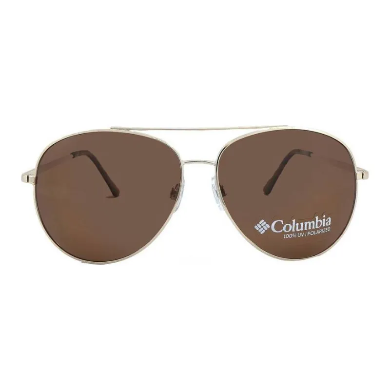 Columbia Metal Aviator Sunglasses Women's Gold-0