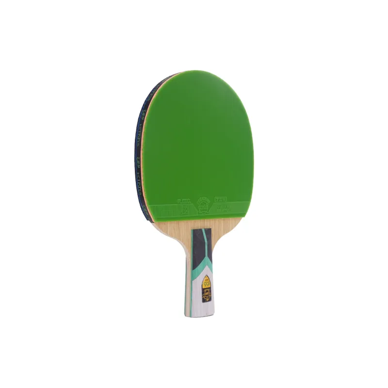 729 Ping Pong Paddles Unisex All Wood Green Set Of Adhesive-2