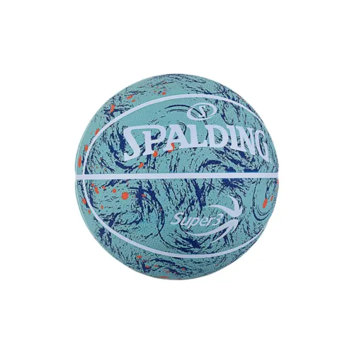 SPALDING SUPER3 Super League Series Rubber Basketball Blue Size 5 Training