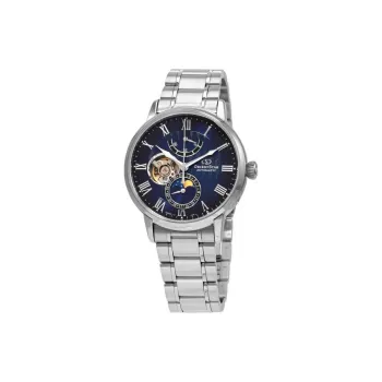 ORIENT STAR Automatic Mechanical Movement Stainless Steel Strap Watch 41mm Men's Watches Blue Dial