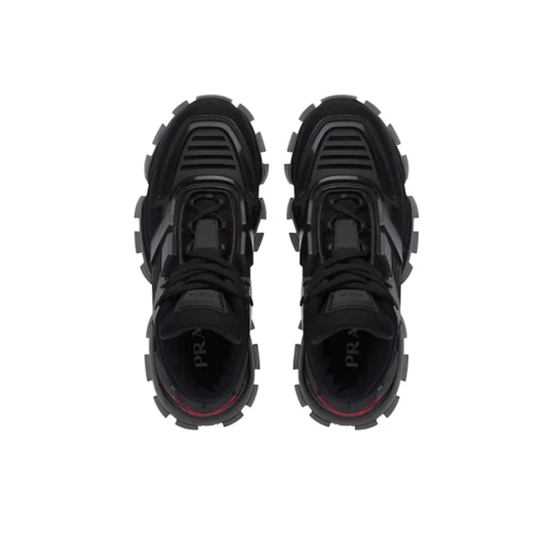 PRADA Cloudbust Thunder Casual Shoes Women's High-Top Black-4