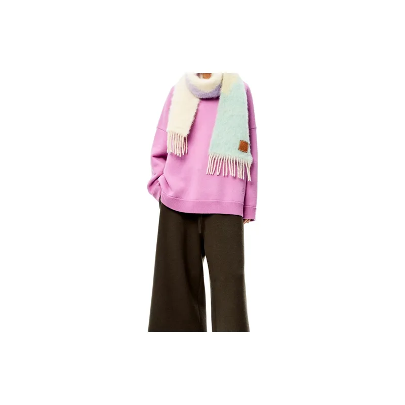 LOEWE Graphic Mohair Scarf-2