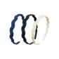 Minimalist Style Wave Headband-Blue+Black+White