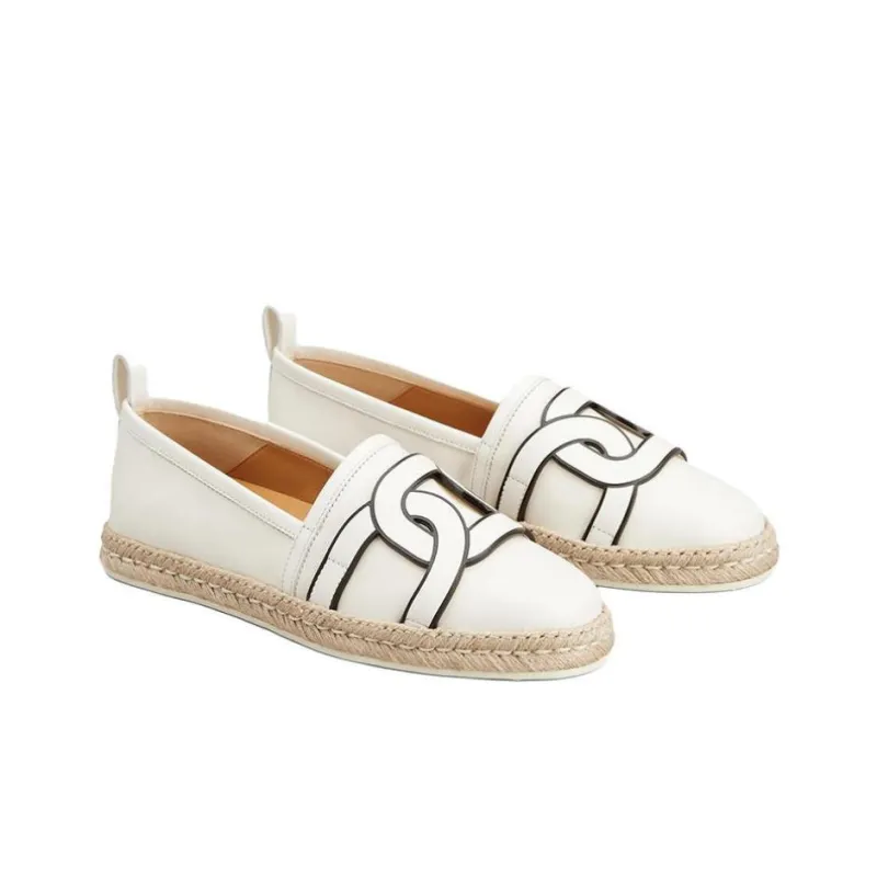 TOD'S Chain link print Espadrilles-2