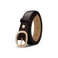 Gold Buckle Coffee Strap