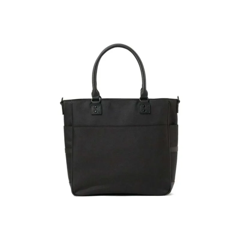 Beams Polyester Bonded Synthetic Leather Shoulder Bag Crossbody Bag Handbag Men's Charcoal Gray/Black-6