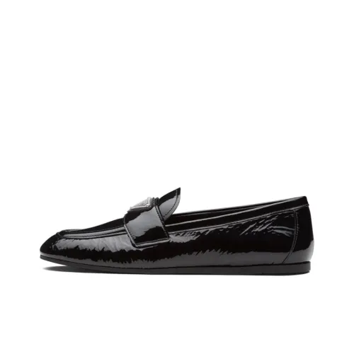 PRADA Patent Leather Loafers 'Black' Women's