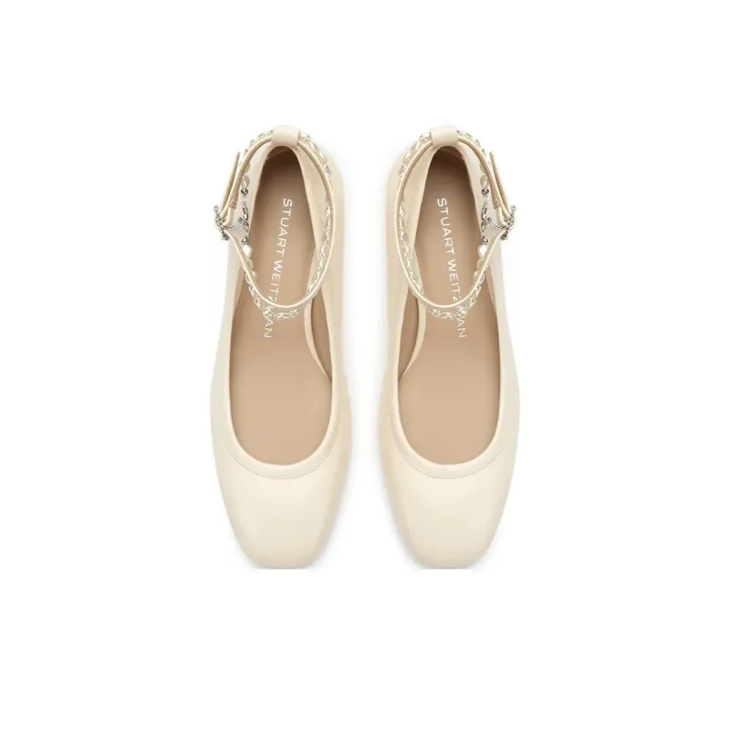 Stuart Weitzman/SW Bridal Capsule Collection Casual Single Shoes Women's Beige-4